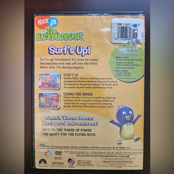 2 Nick Jr. Nickelodeon DVD The Backyardigans and Diego - Picture 5 of 7